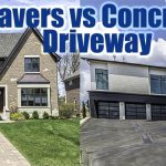 Pavers vs concrete driveways