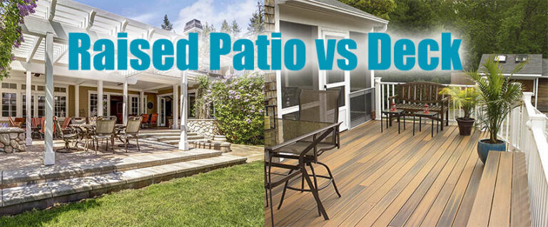 Raised Patio vs Deck (Pros and Cons)