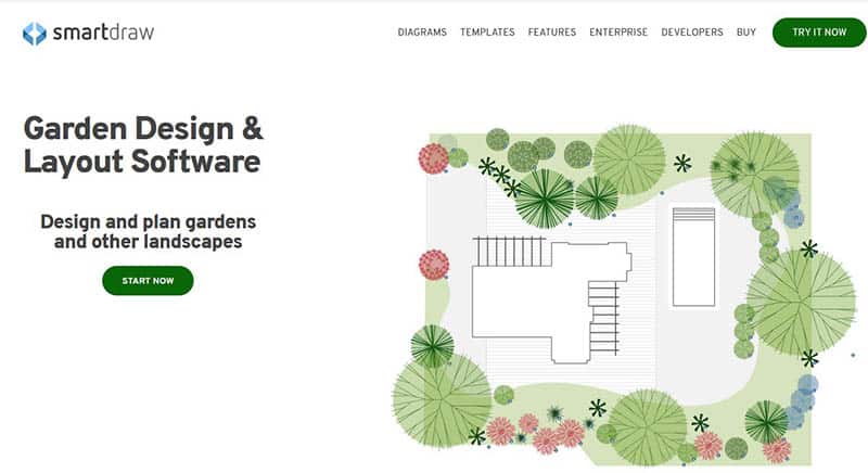 Smartdraw garden design software
