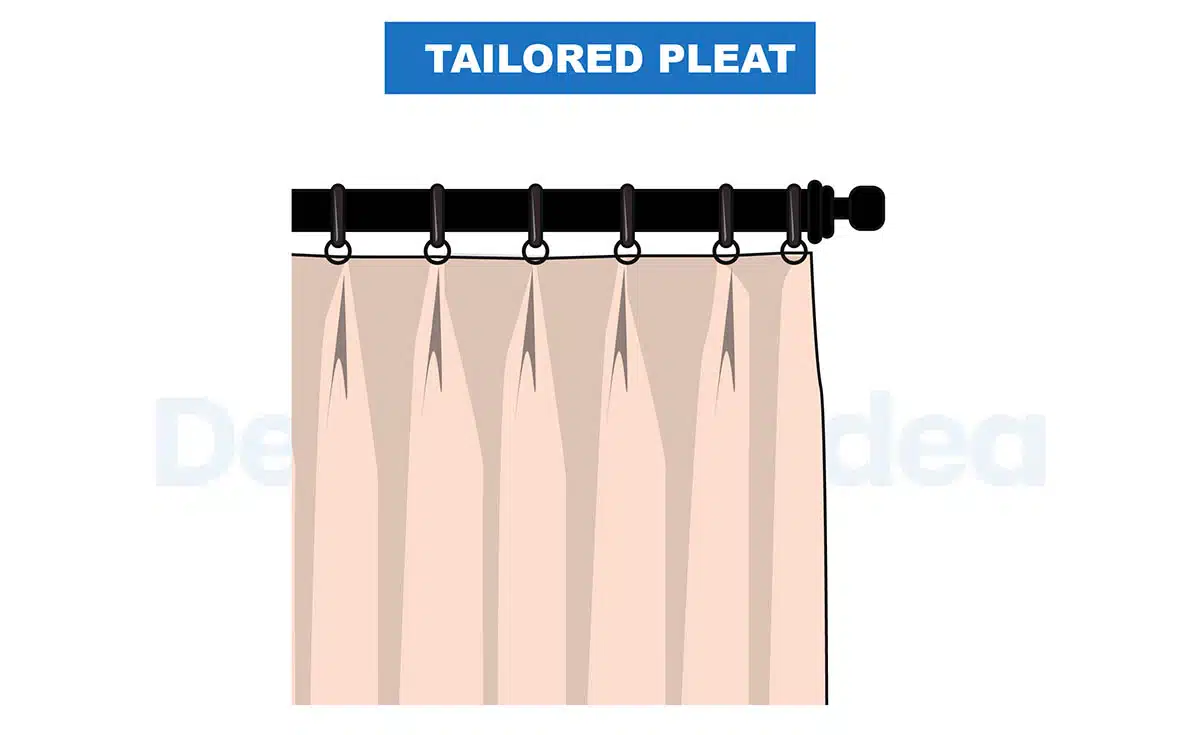 Tailored pleat