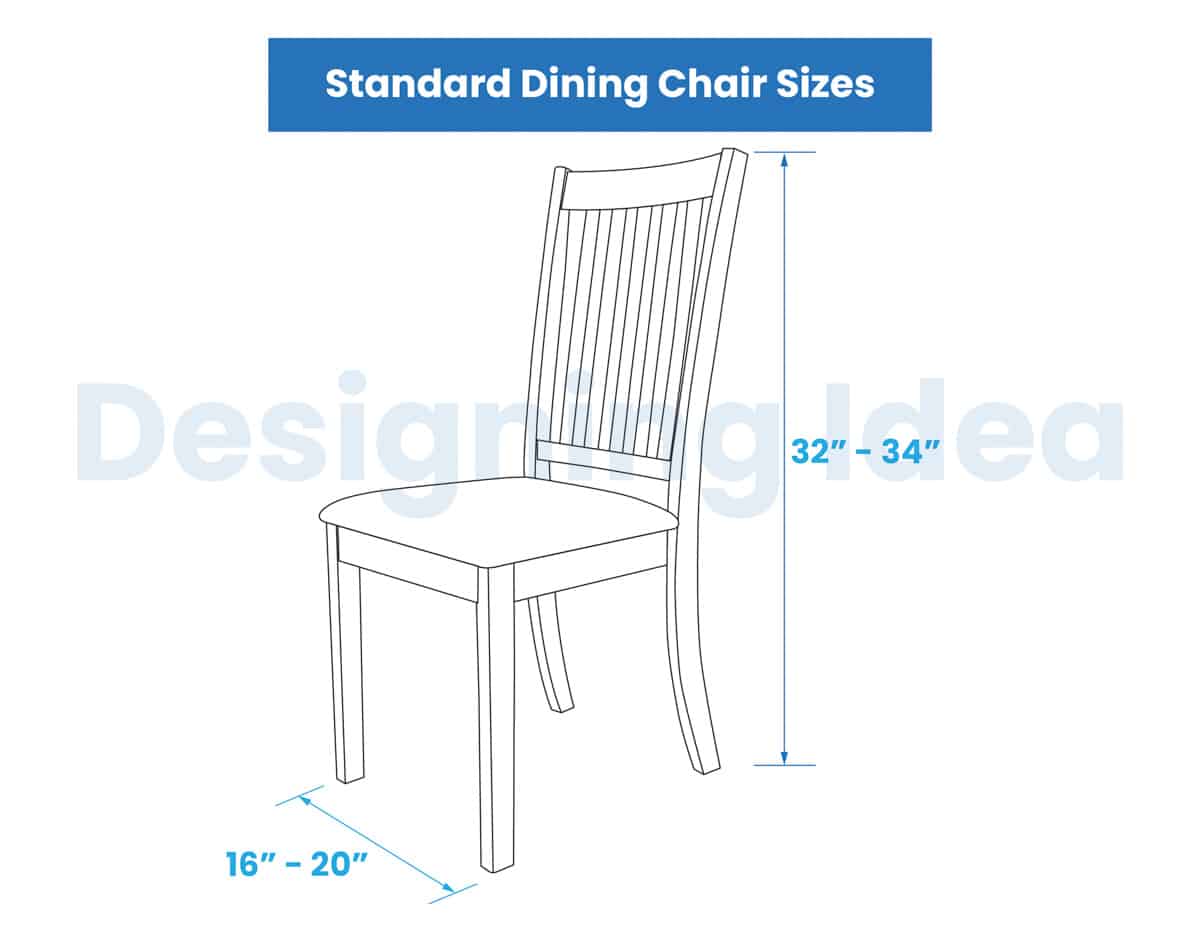Standard Dining Chair Sizes