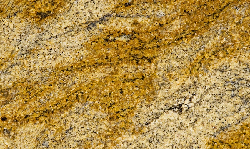 Exotic gold granite slab