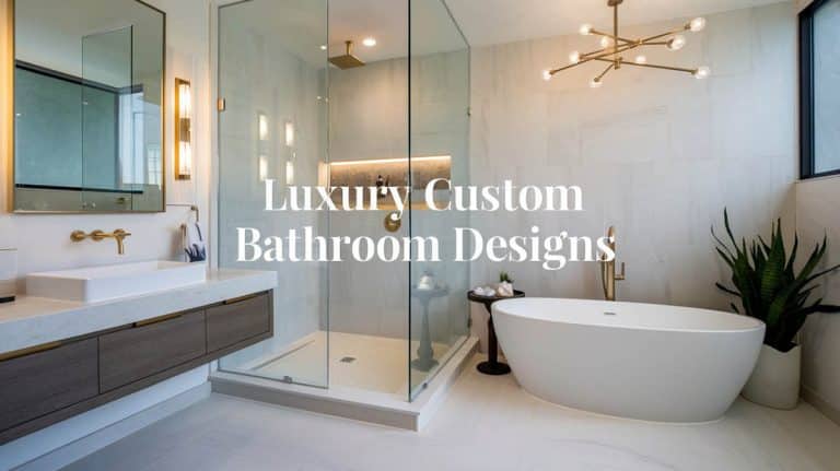 60 Luxury Custom Bathroom Designs & Tile Ideas