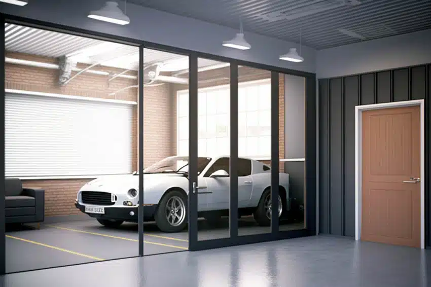 Garage partition wall