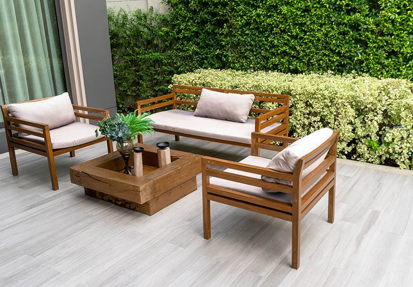 acacia outdoor couch