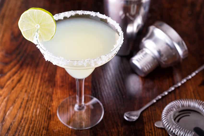 Tequila margarita cocktail drink