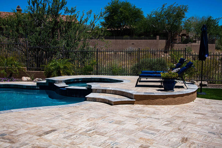 Travertine Pool Deck Pros and Cons