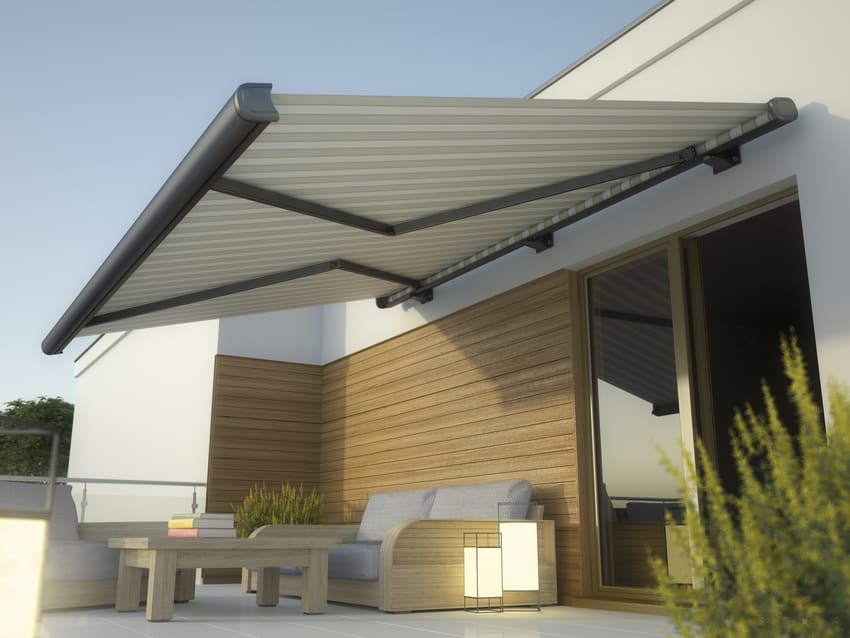 Awning roof