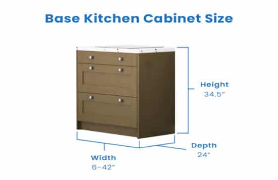 Base Kitchen Cabinet Size Di 561x363 