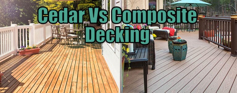 Cedar vs Composite Decking