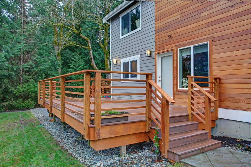 Charming house with redwood siding