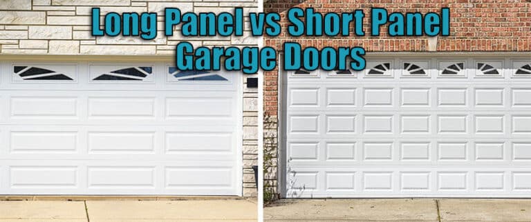 Long Panel vs Short Panel Garage Door