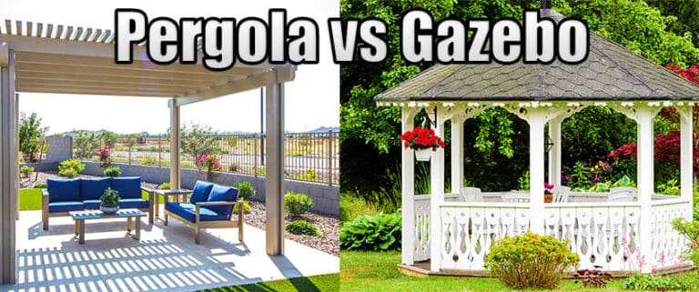 Pergola vs Gazebo (Comparison & Pros and Cons)