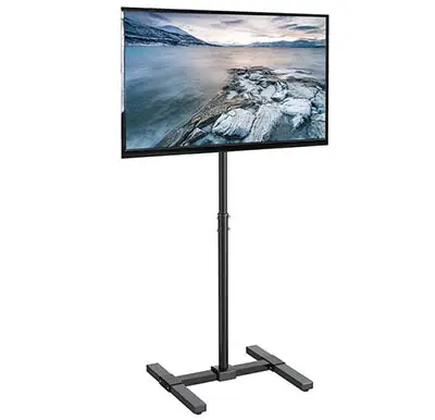 Pole mount tv stand 