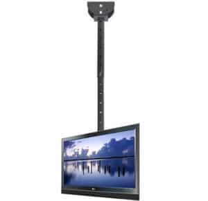 Pole mounted tv from ceiling