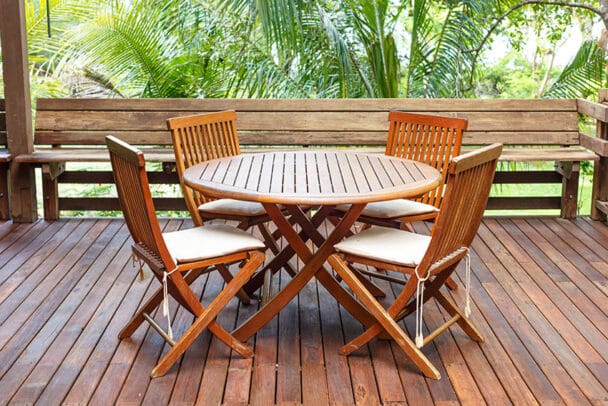 An In Depth Look At Teak Wood Outdoor Furniture   Teak Outdoor Furniture Table Chairs On Deck Is 608x406 