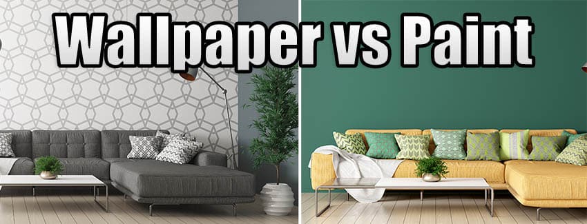 Wallpaper vs paint