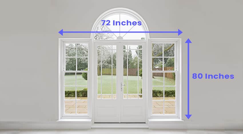 How to Determine the Size of the Rough Opening for Double or French Doors -  Mr Rogers Windows