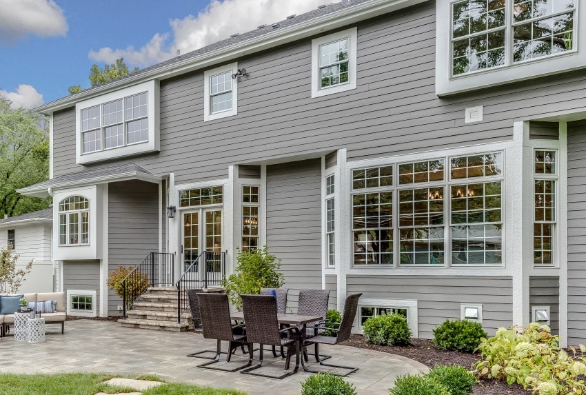 House with horizontal siding