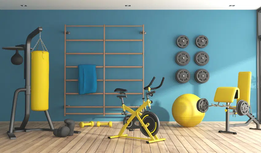 exercise room color schemes