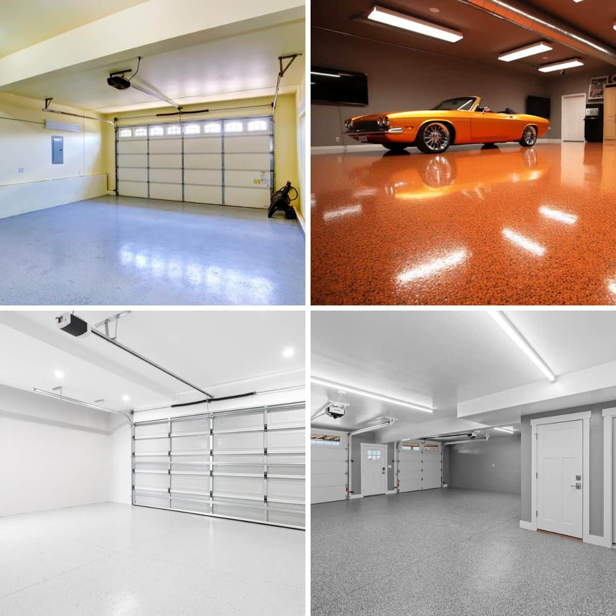 different garage interior designs