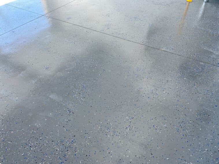 Polished Concrete Garage Floor   Epoxy Floor Sample Is 758x569 