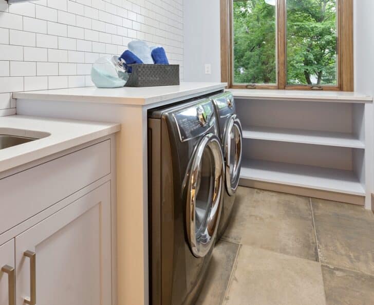 Laundry Room Countertops (9 Best Types & Materials)