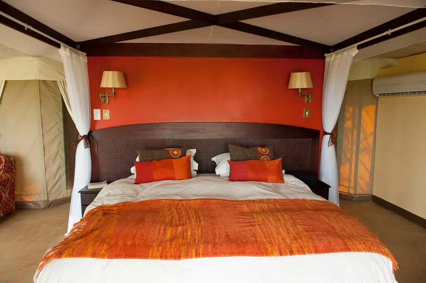Luxury safari style bedroom