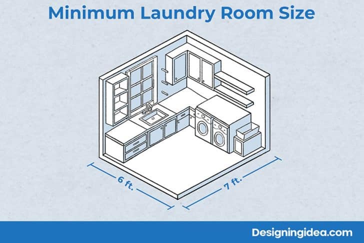 7 Popular Laundry Room Dimensions For Every Home sale-average-dining-room-size-square-feet-in-stock