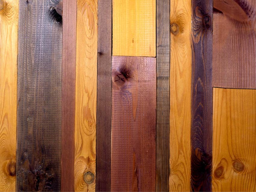 Mixed width wood floor