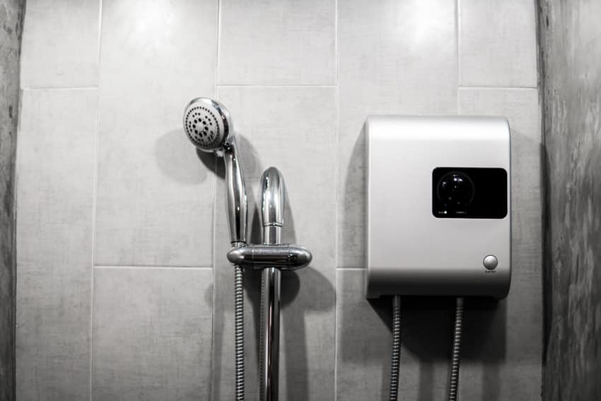 Showerhead bathroom tankless water heater