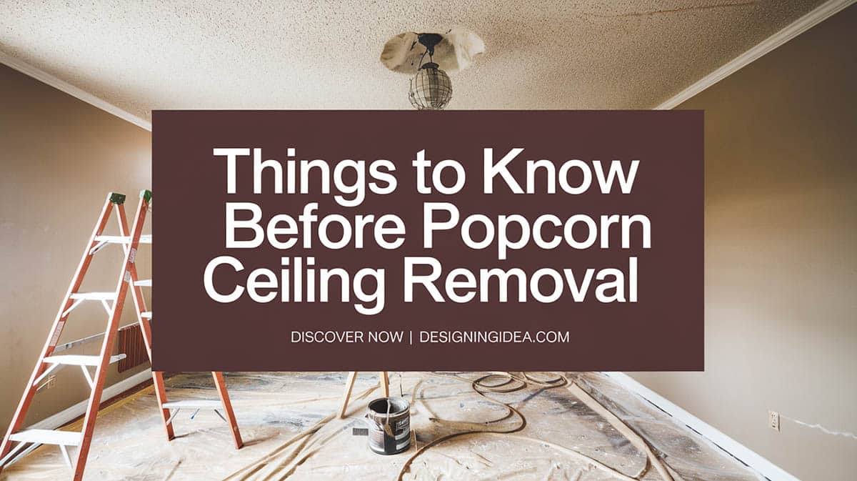 Things to know before removing popcorn from the ceiling