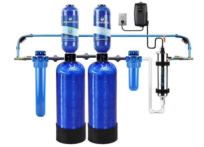 Well water softener system