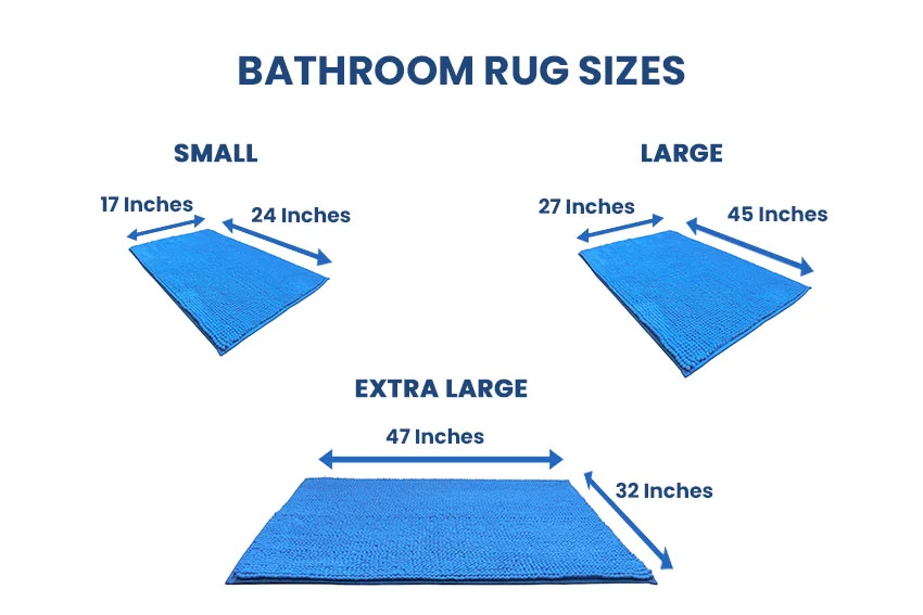 Bathroom Rug Sizes Dimensions Guide Designing Idea