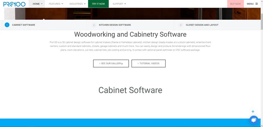 Pro100 wood working design software