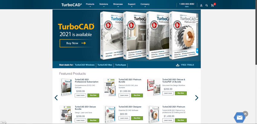 TurboCAD wood working design software