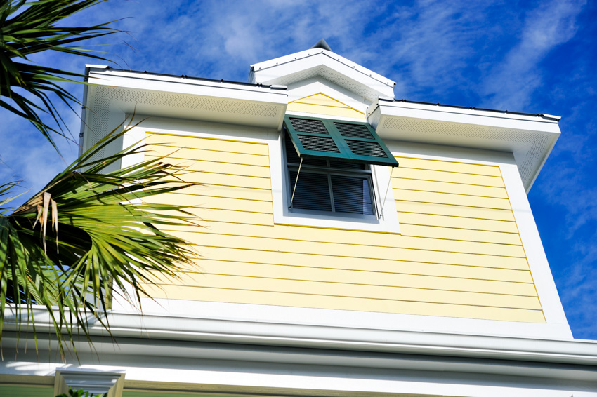 Bahama shutter window house exterior