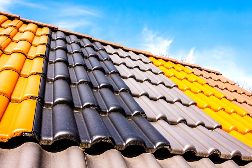 Colorful roof tile