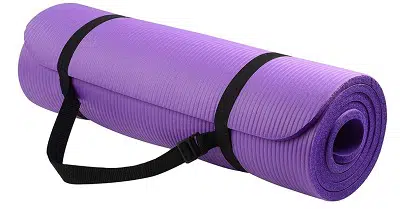 Extra thick high density anti tear exercise yoga mat with carrying strap