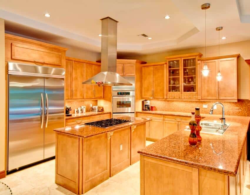 maple cabinets guide together with the most popular kitchen wall colors for...