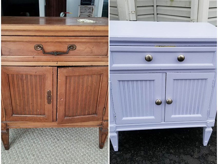 Old drawer refurbished