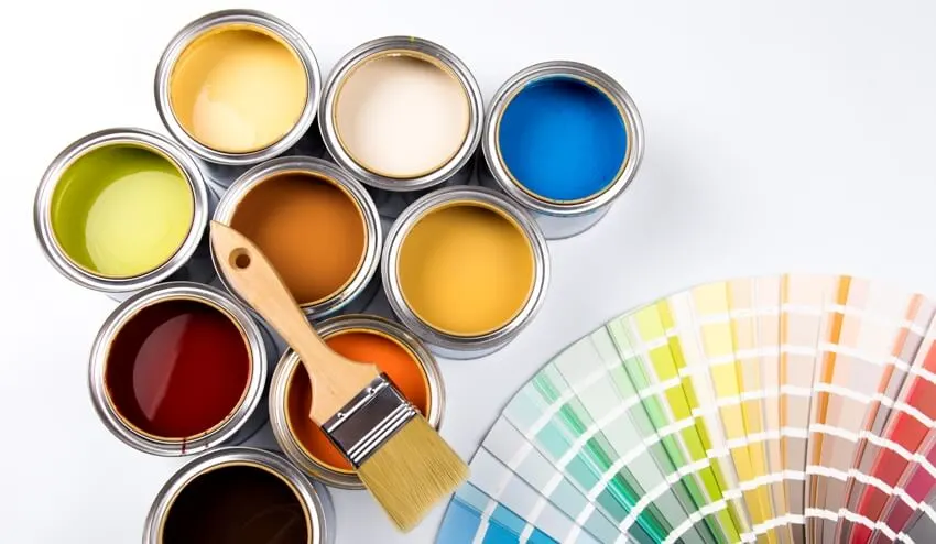 Paint cans color palette