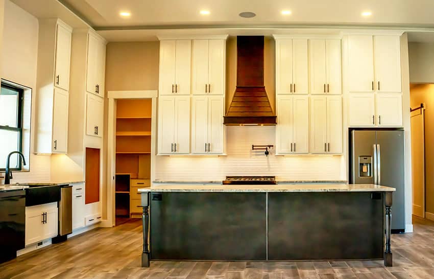 Traditional kitchen and pantry interior