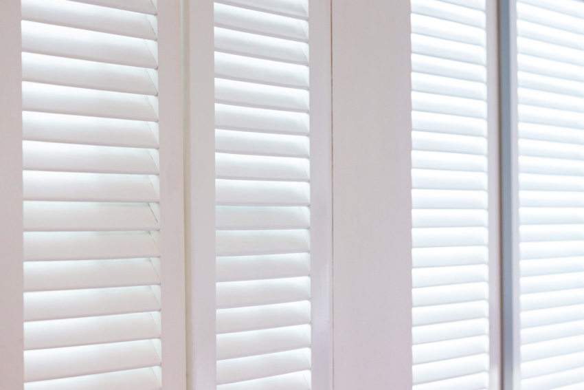 White composite shutters