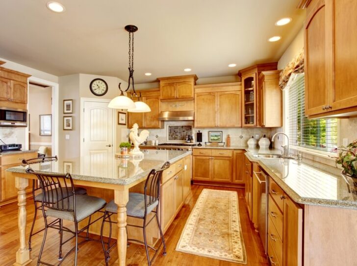 best kitchen wall color with maple cabinet