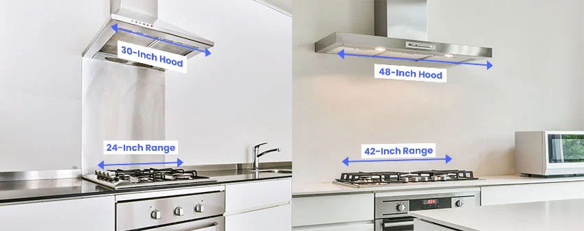 kitchen hood dimensions