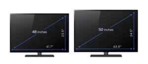 TV Dimensions (Measurements & Size Guide) - Designing Idea