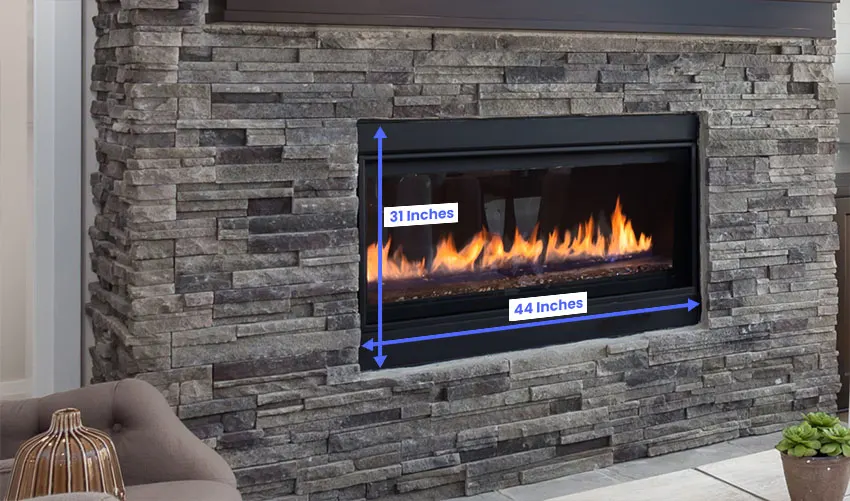 Electric fireplace dimensions