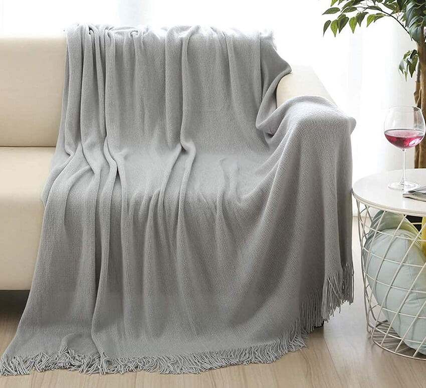 Alpha home acrylic throw blanket