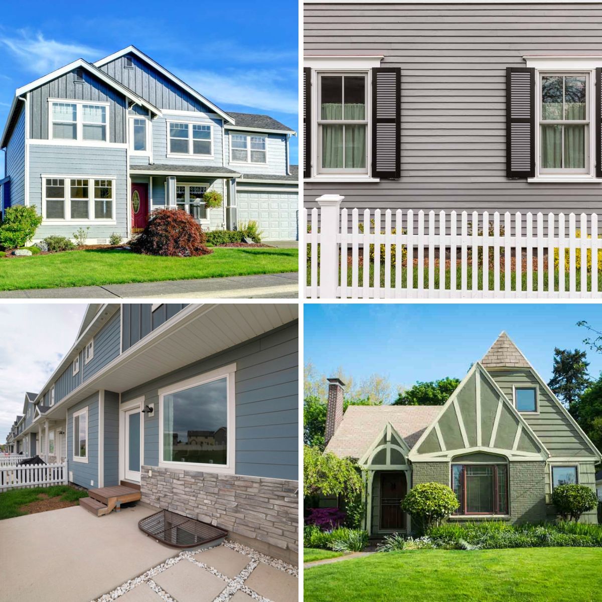different house siding types